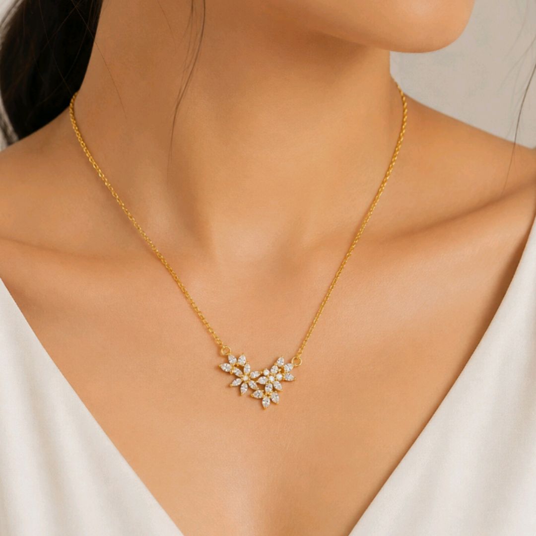 Starry Flowers Necklace