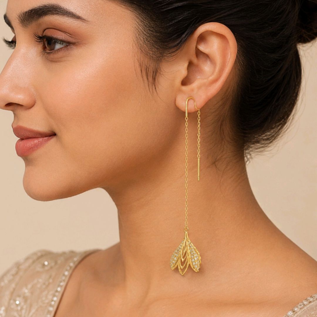 Floral Suidhaaga Earring