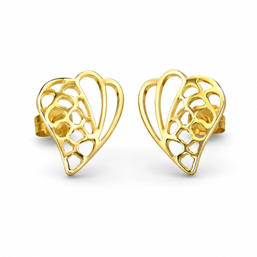 Half Butterfly Wing Earrings (Made With 925 Silver)