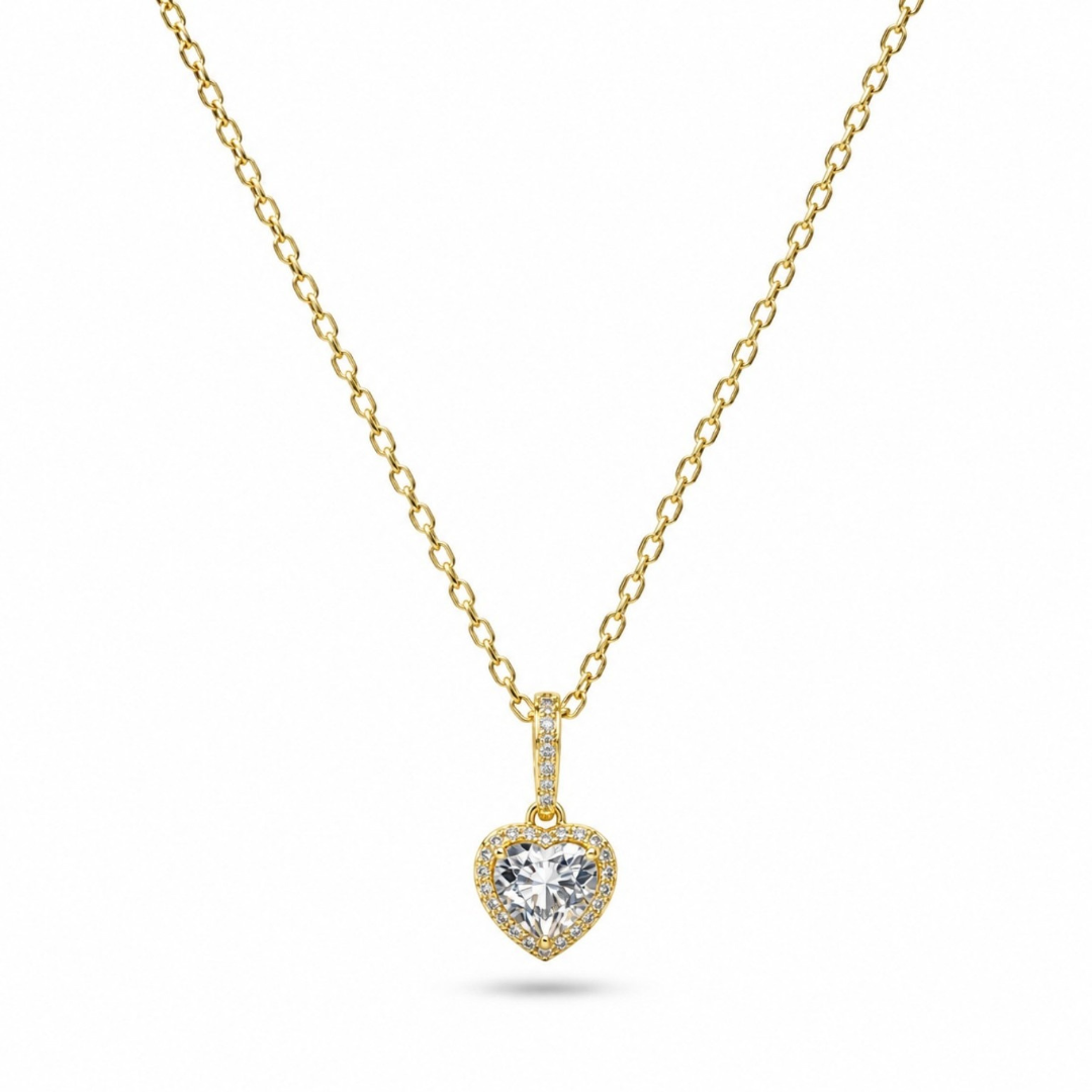 Forever Heart Sparkle Pendant (Made With 925 silver)