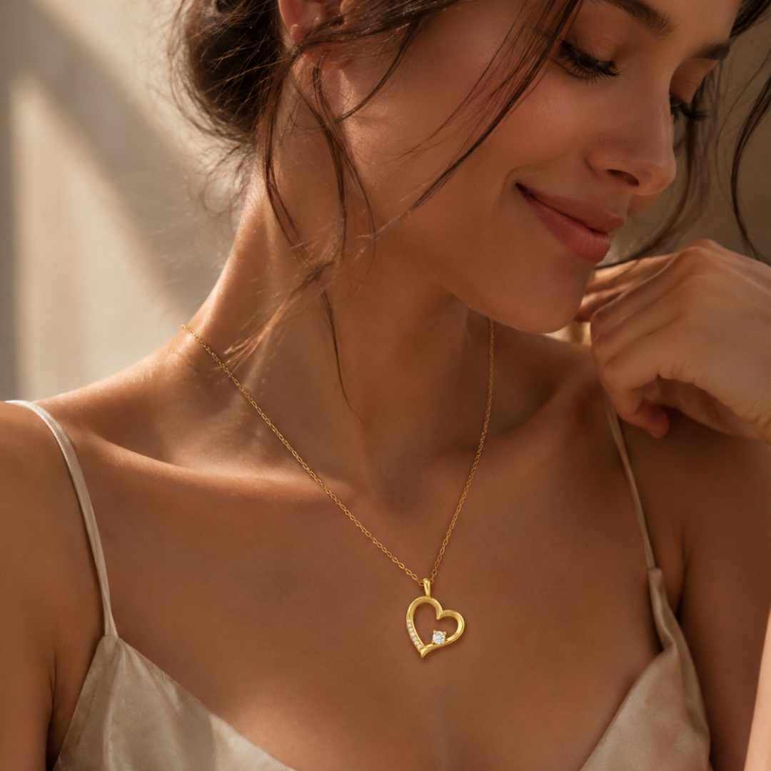 Everlasting Heart Pendant (Made With 925 Silver)