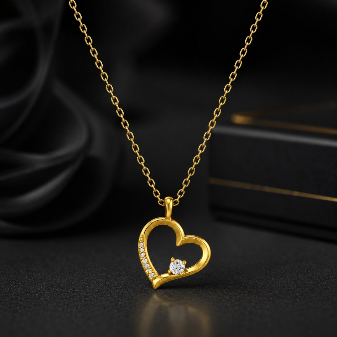Everlasting Heart Pendant (Made With 925 Silver)