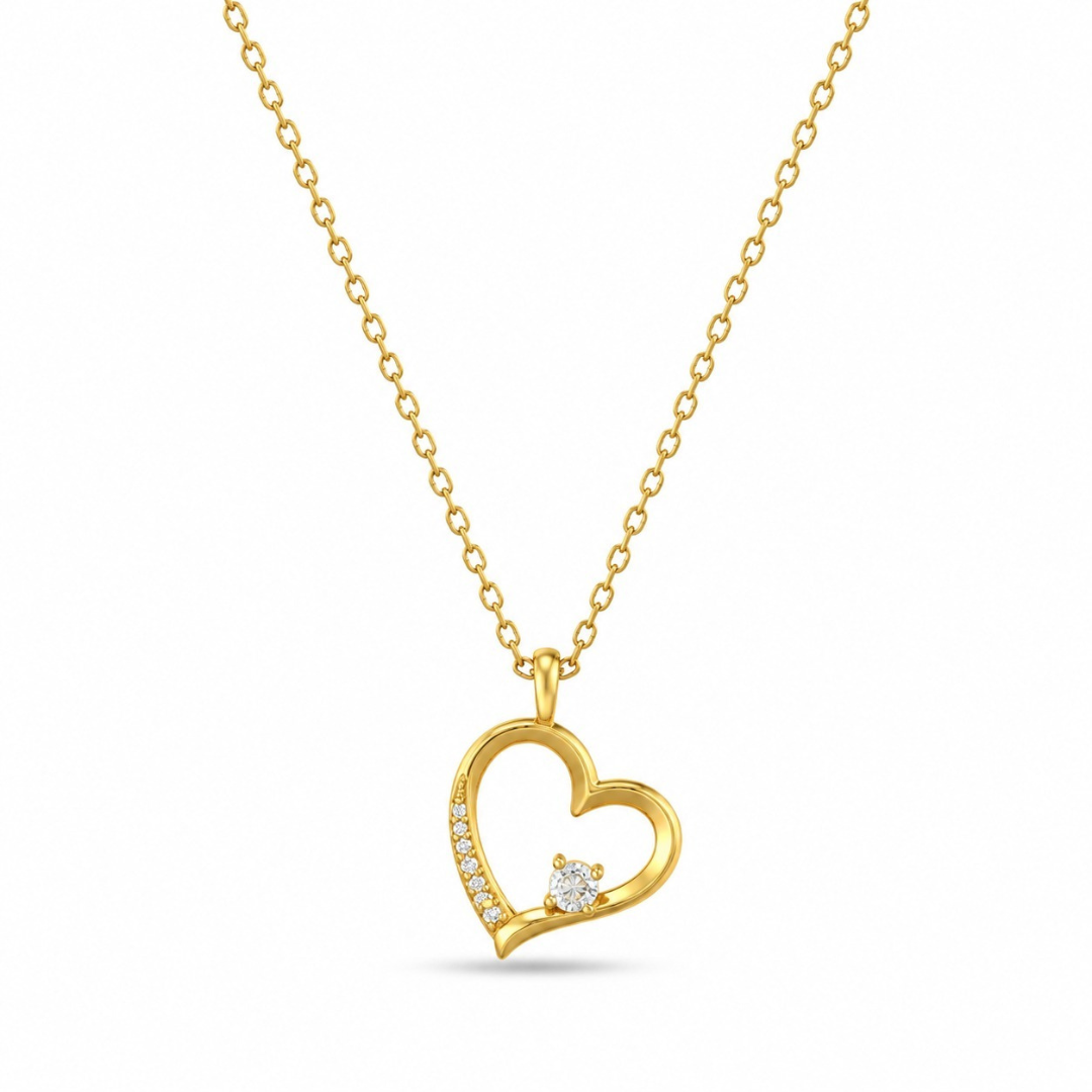 Everlasting Heart Pendant (Made With 925 Silver)