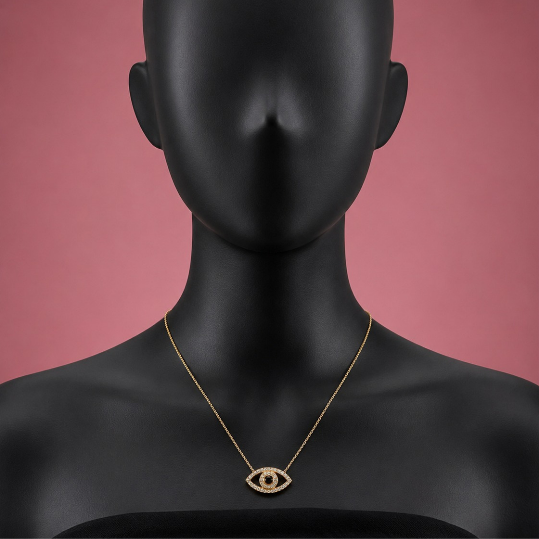 Evil Eye Pendant (Made With 925 Silver)