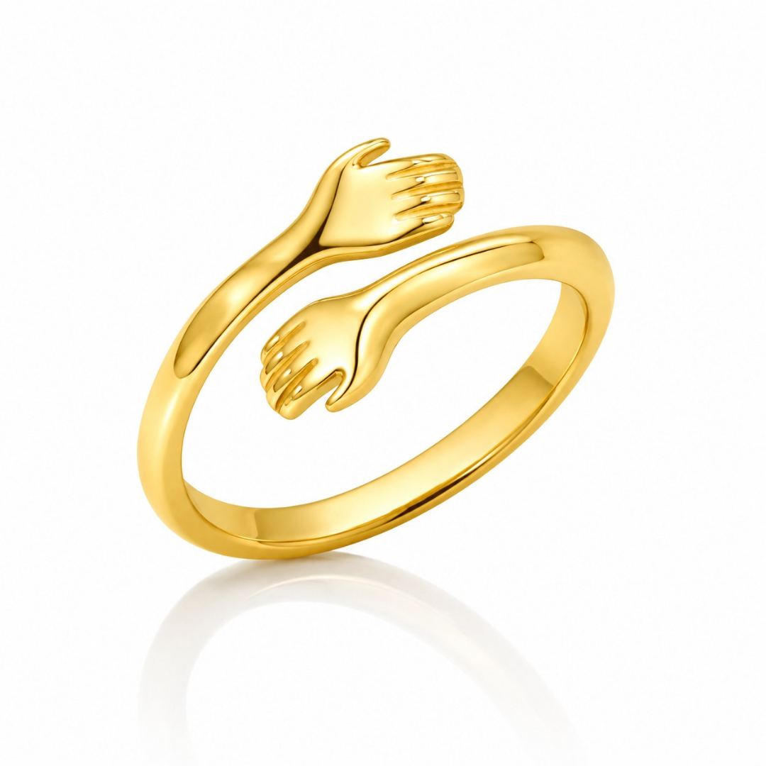 Forever Hug Ring ( Made With 925 Silver)