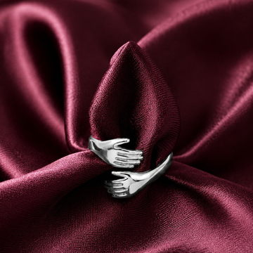 Forever Hug Ring ( Made With 925 Silver)