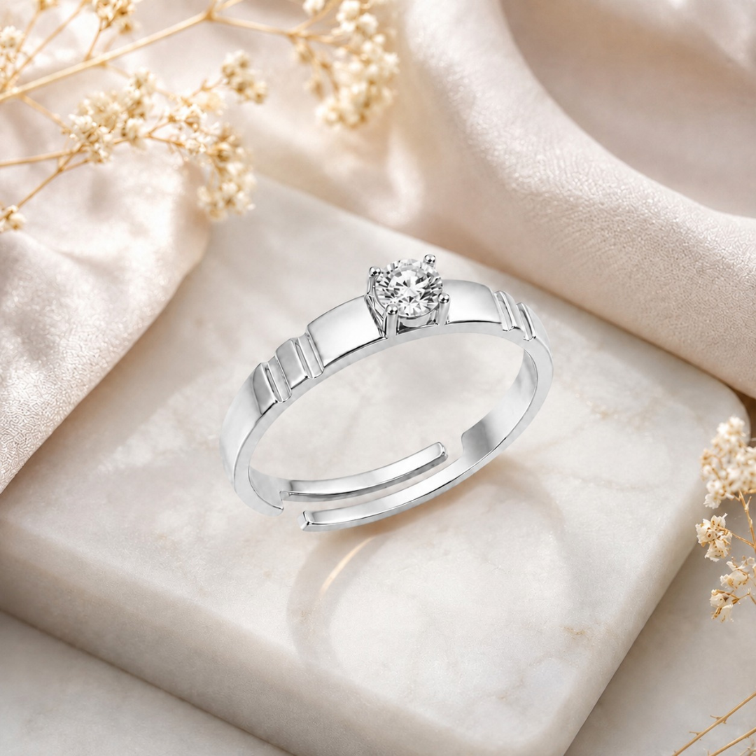 Eternal Radiance Ring ( Made With 925 Silver)