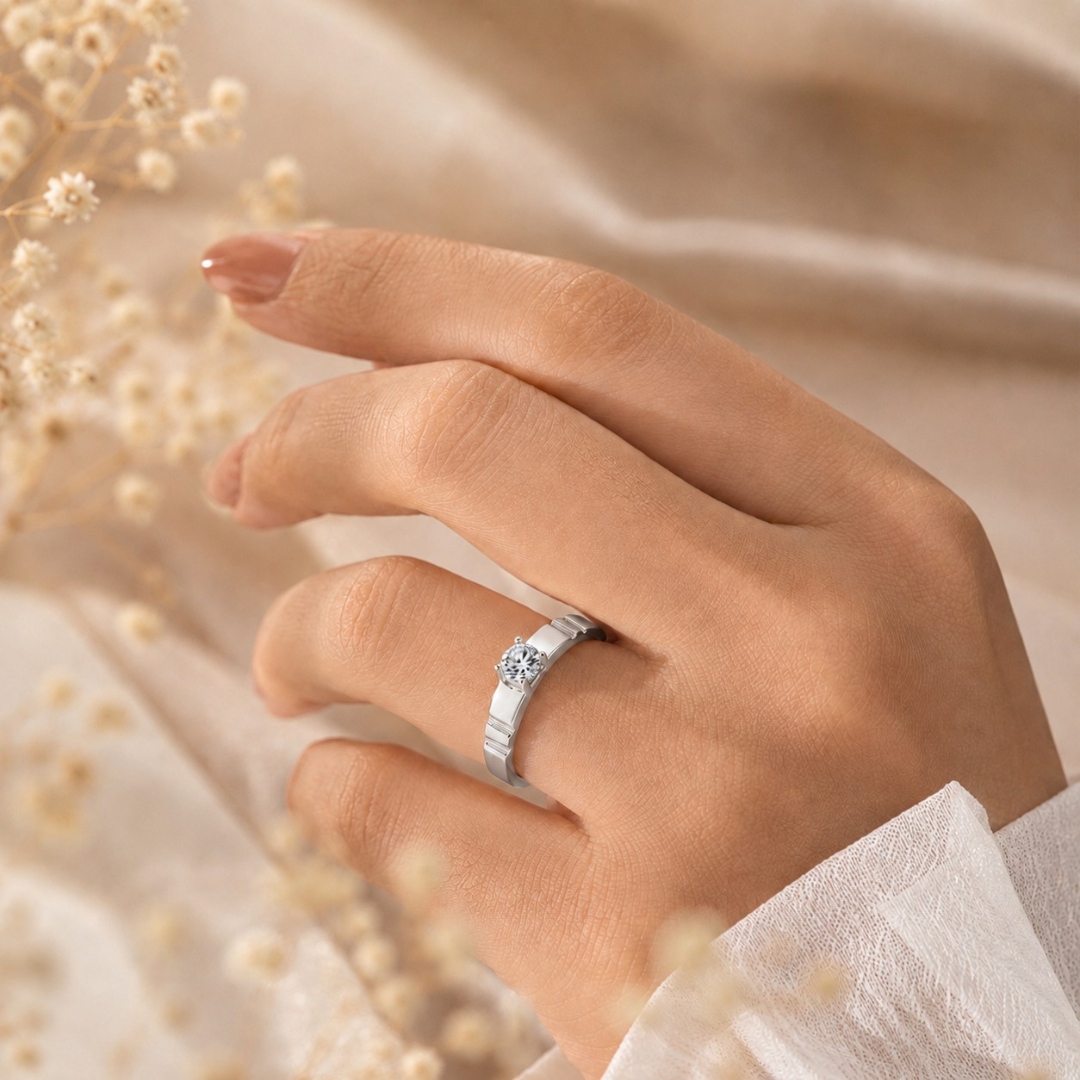 Eternal Radiance Ring ( Made With 925 Silver)