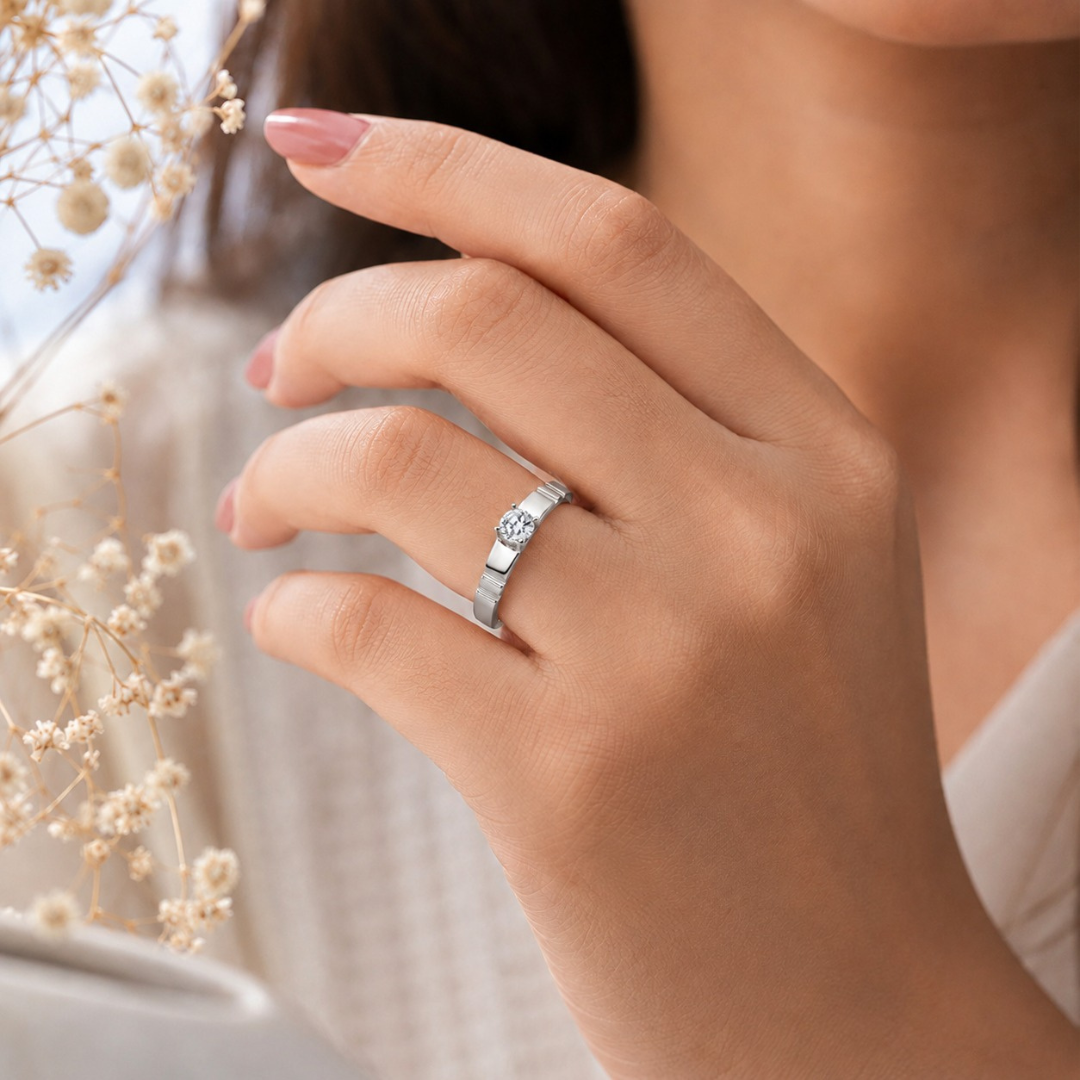 Eternal Radiance Ring ( Made With 925 Silver)