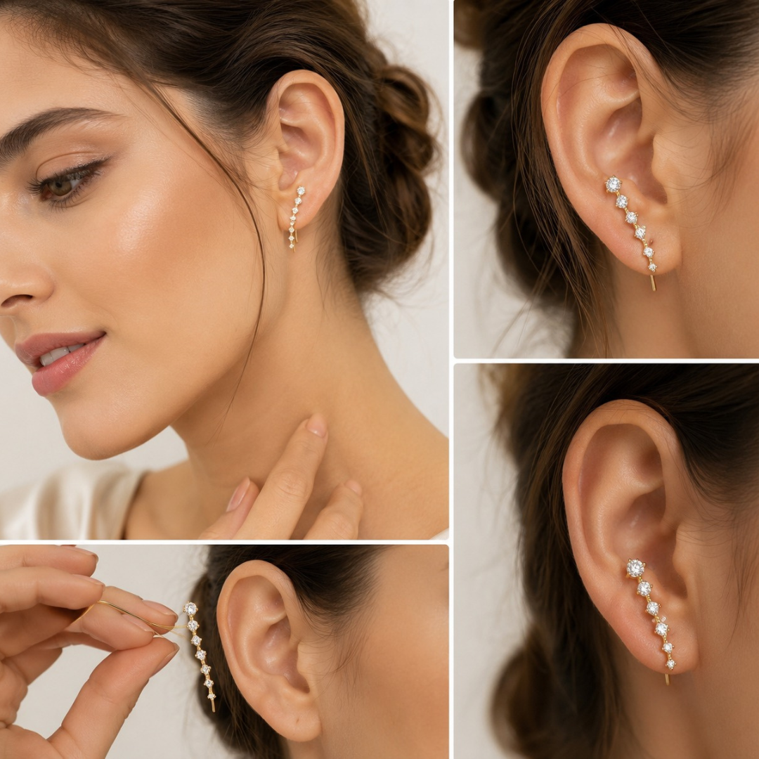 Aurora Shine Ear Cuff (Made With 925 Silver)