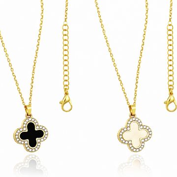 Clover Duo pendant (Made With 925 silver)