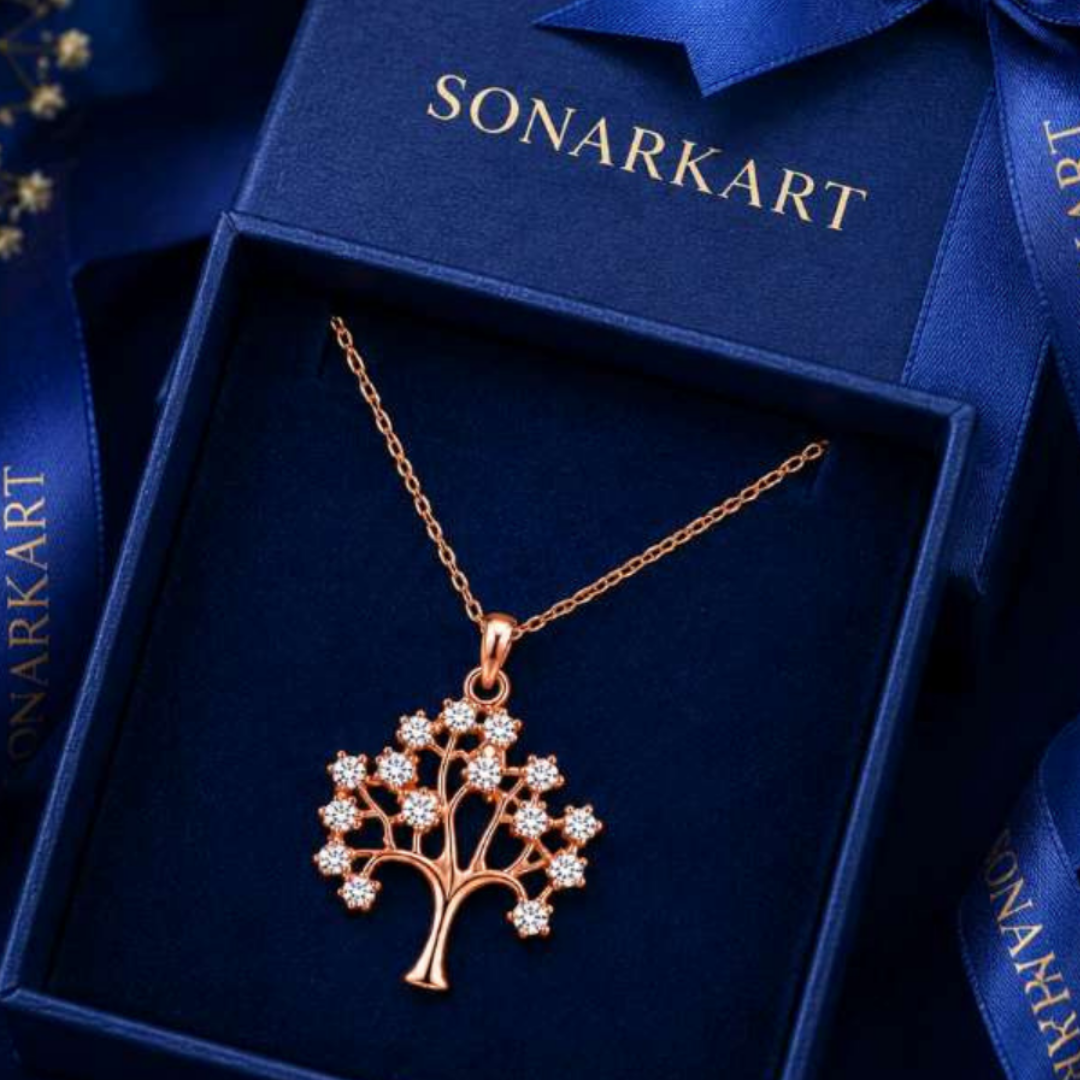 Eternal Tree Of Life Pendant (Made With 925 Silver)