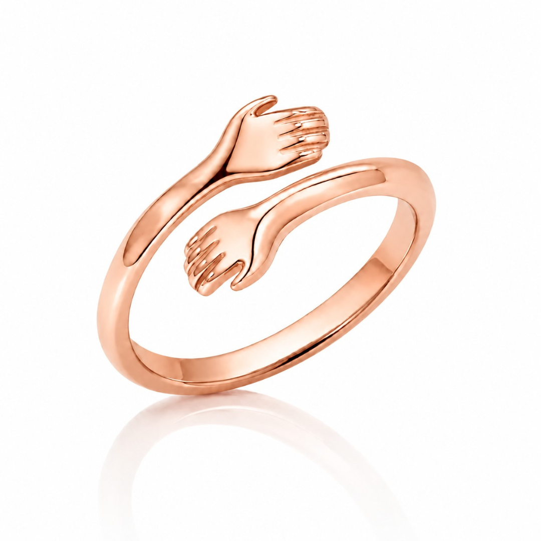 Forever Hug Ring ( Made With 925 Silver)