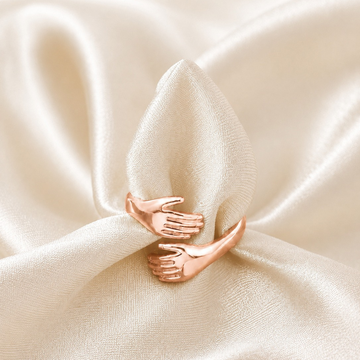 Forever Hug Ring ( Made With 925 Silver)