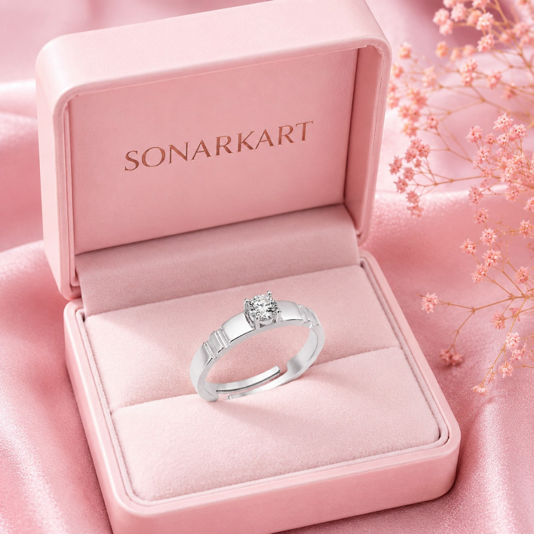 Eternal Radiance Ring ( Made With 925 Silver)