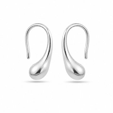 Minimalist Liquid Drop Hook Earring