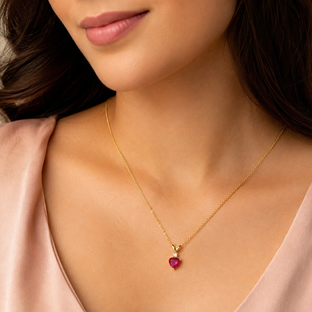 Heart Of Forever Pendant (Made With 925 Silver)