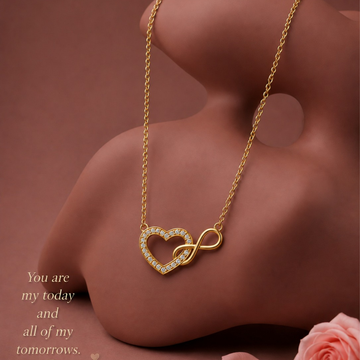 Eternal Heart Infinity Pendant (Made With 925 Silver)