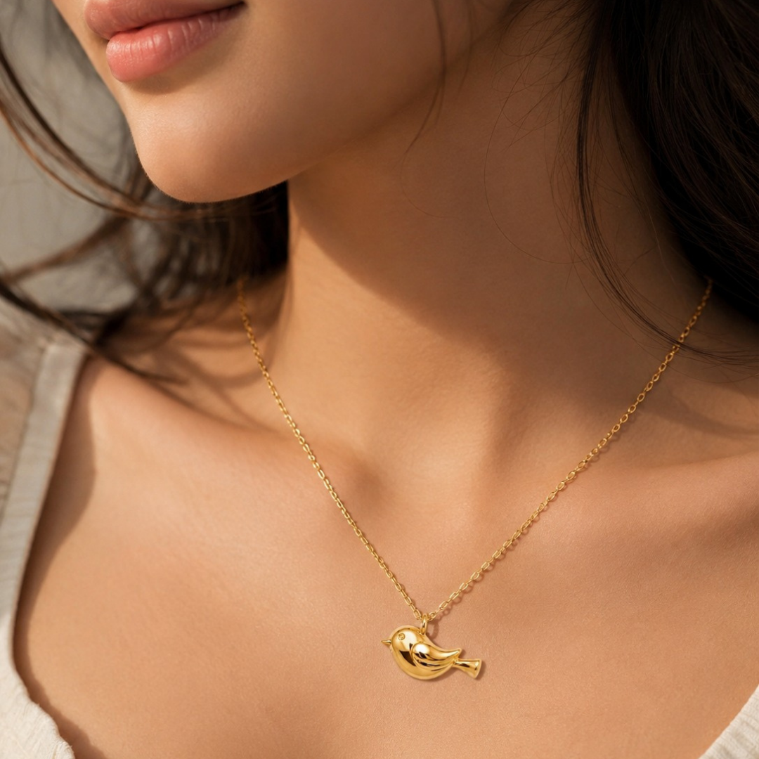 Sparrow Bliss Pendant (Made With 925 Silver)