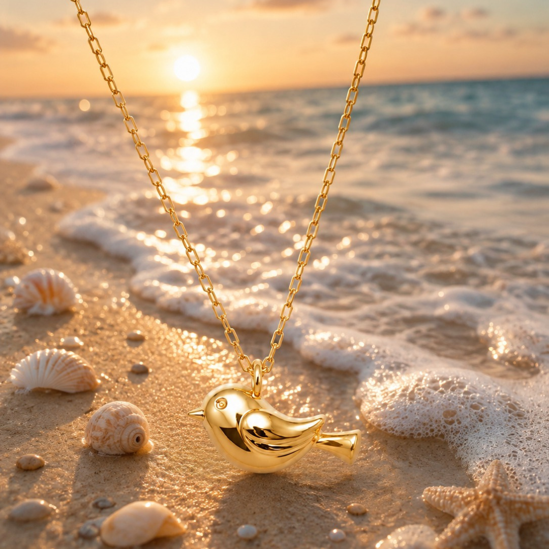 Sparrow Bliss Pendant (Made With 925 Silver)