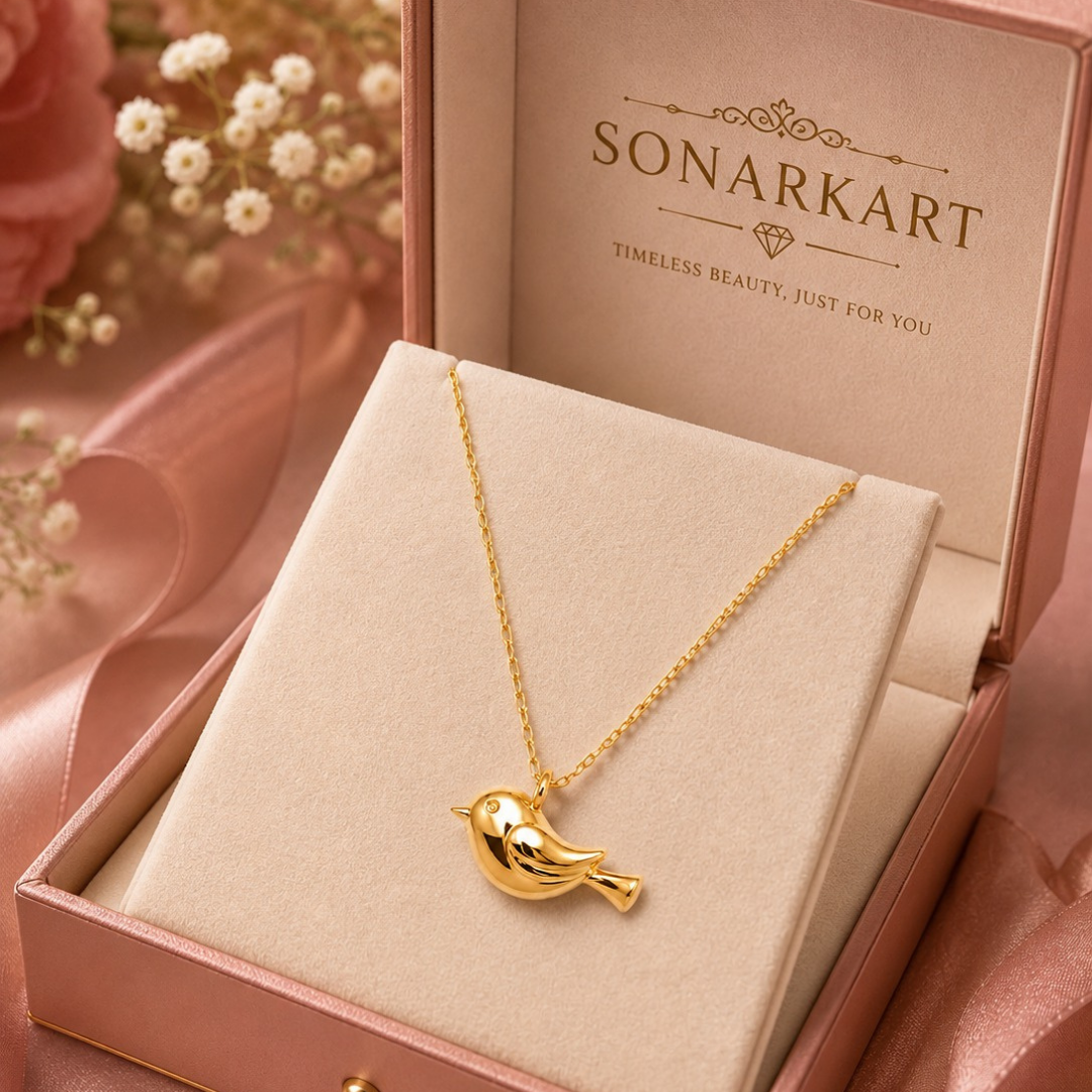 Sparrow Bliss Pendant (Made With 925 Silver)